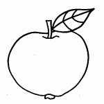 coloriages de pommes