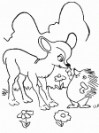 coloriages de faons