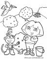 coloriage dora 56