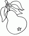 coloriage poire 02
