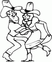 coloriage cowboy 30