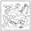 coloriage bonbon 02