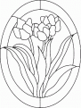 coloriage tulipe 07
