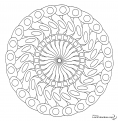 coloriage mandala 14