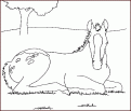 coloriage cheval 40