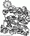 coloriage Charlotte aux fraises 67