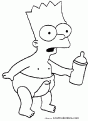 coloriage Bart Simpson 51