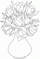 coloriage tulipe 13
