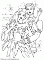 coloriage princesse barbie 55