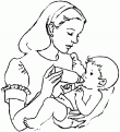 coloriage bebe 35