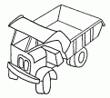 coloriage camion 02