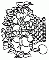 coloriage panier fruit 01