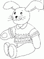 coloriage lapin 07