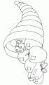 coloriage corne abondance 02