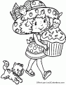 coloriage Charlotte aux fraises 62