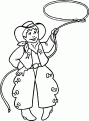 coloriage cowboy 12