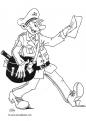 coloriage metier facteur 19