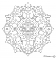 coloriage mandala 36