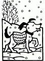 coloriage hiver glace neige 17
