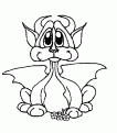 coloriage de dragon 14