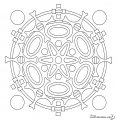 coloriage mandala 24