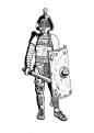 coloriage gladiateur 04