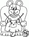coloriage de souris 10