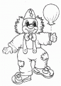 coloriage clown 19