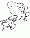 coloriage de licorne 14
