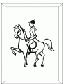 coloriage cheval 16