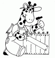 coloriage girafe 11