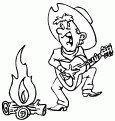 coloriage cowboy 24