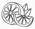 coloriage citron 01