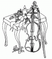 coloriage instrument musique 13