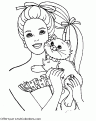 coloriage barbie chat 04