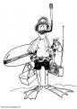coloriage metier touriste 55