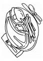 coloriage action bifteck 008