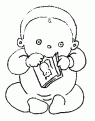 coloriage bebe 08