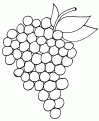 coloriage raisin 01