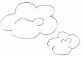 coloriage de nuage 04