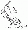 coloriage banane 07