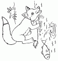 coloriage renard 16