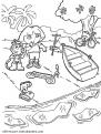 coloriage dora 59