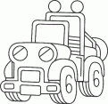 coloriage camion 14