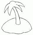 coloriage ile deserte paradis 05