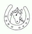 coloriage cheval 48