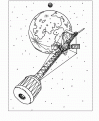 coloriage espace 08