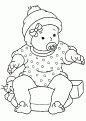 coloriage bebe 27