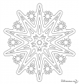 coloriage mandala 16