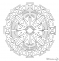 coloriage mandala 20